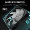 Kép 5/7 - CORSAIR Tápegység Moduláris, HXi series 2025, HX1200i, 1200W, 14cm, ATX 3.1, PCIe 5.1, BOX, 80+ Platinum Corsair