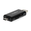 Kép 5/6 - Nedis CRDRU3110BK USB3.2 Gen1 - USBC kártyaolvasó microSD (TF) / microSDHC (TF) / microSDXC (TF) / SD / SDHC / SDXC NEDIS