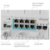 Kép 3/3 - MIKROTIK Switch netPower Lite 7R, 8x1000Mbps + 2x10Gbps SFP + , kültéri - CSS610-1GI-7R-2S + OUT