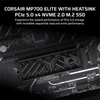 Kép 2/5 - CORSAIR SSD MP700 ELITE M.2 2280 PCIe 5.0 x4 2000GB Hűtőbordával, NVMe Corsair