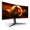 Kép 3/11 - AOC Ívelt Gaming 144Hz VA monitor 34" CU34G2X / BK, 3440x1440, 21:9, 300cd / m2, 1ms, 2xHDMI / 2xDisplayPort / 4xUSB AOC