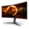 Kép 4/11 - AOC Ívelt Gaming 144Hz VA monitor 34" CU34G2X / BK, 3440x1440, 21:9, 300cd / m2, 1ms, 2xHDMI / 2xDisplayPort / 4xUSB AOC