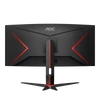 Kép 5/11 - AOC Ívelt Gaming 144Hz VA monitor 34" CU34G2X / BK, 3440x1440, 21:9, 300cd / m2, 1ms, 2xHDMI / 2xDisplayPort / 4xUSB AOC