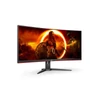 Kép 2/7 - AOC Ívelt Gaming 144Hz VA monitor 34" CU34G2XE / BK, 3440x1440, 21:9, 300cd / m2, 1ms, 2xHDMI / DisplayPort AOC