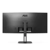 Kép 3/5 - AOC ívelt monitor 34" CU34V5C / BK 3440x1440, 21:9, 300cd / m2, 4ms, HDMI / DisplayPort / USBx4 / USB-C, hangszóró AOC