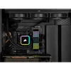 Kép 4/7 - CORSAIR CPU hűtő iCUE H115i RGB ELITE (vízhűtés), 2 Ventilátoros, LGA1700 támogatással, fekete Corsair