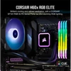 Kép 2/7 - CORSAIR CPU hűtő iCUE H60x RGB ELITE (vízhűtés), 1 Ventilátoros, LGA1700 támogatással, fekete Corsair