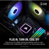 Kép 4/7 - CORSAIR CPU hűtő iCUE H60x RGB ELITE (vízhűtés), 1 Ventilátoros, LGA1700 támogatással, fekete Corsair