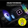 Kép 5/7 - CORSAIR CPU hűtő iCUE H60x RGB ELITE (vízhűtés), 1 Ventilátoros, LGA1700 támogatással, fekete Corsair