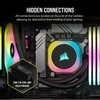 Kép 4/9 - CORSAIR CPU hűtő iCUE LINK H100i RGB AIO (vízhűtés), 2 Ventilátorots, LGA1700 támogatással, fekete Corsair