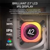 Kép 4/7 - CORSAIR CPU hűtő iCUE LINK TITAN 360 RX LCD (vízhűtés), 3 Ventilátorots, LGA1700 támogatással, fehér Corsair