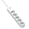 Kép 3/6 - COLORWAY Hálózati elosztó, CW-CHE44PDW, 4 dugalj, 4xUSB (Type-C 2PD20W + 2USB QC3.0) (20 W), 2 m, fehér ColorWay