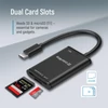 Kép 7/7 - COLORWAY Kártyaolvasó, CW-CR-02, USB-C to USB 3.0 / SD / MicroSD ColorWay