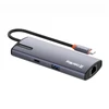 Kép 3/13 - COLORWAY USB-elosztó (dokkolóállomás) CW-HUB03, USB-C 6-B-1 Type C PD 100W / USB3.0x3 / USB2.0 / RJ45 ColorWay