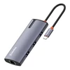 Kép 6/13 - COLORWAY USB-elosztó (dokkolóállomás) CW-HUB03, USB-C 6-B-1 Type C PD 100W / USB3.0x3 / USB2.0 / RJ45 ColorWay