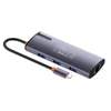 Kép 7/13 - COLORWAY USB-elosztó (dokkolóállomás) CW-HUB03, USB-C 6-B-1 Type C PD 100W / USB3.0x3 / USB2.0 / RJ45 ColorWay