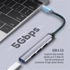 Kép 11/11 - COLORWAY USB-elosztó CW-HUB04, USB-C 4-B-1 USB2.0X3 / USB3.0 ColorWay