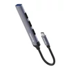 Kép 3/11 - COLORWAY USB-elosztó CW-HUB04, USB-C 4-B-1 USB2.0X3 / USB3.0 ColorWay