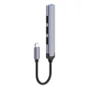 Kép 6/11 - COLORWAY USB-elosztó CW-HUB04, USB-C 4-B-1 USB2.0X3 / USB3.0 ColorWay