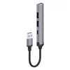 Kép 8/11 - COLORWAY USB-elosztó CW-HUB05, USB-A 4-B-1 USB2.0X3 / USB3.0 ColorWay