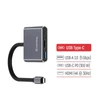 Kép 3/5 - COLORWAY USB hub (dokkolóállomás) ColorWay USB-C 3 az 1-ben Type C PD 100W / USB3.0 / HDMI 4K (CW-HUB08) ColorWay