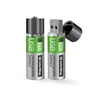 Kép 1/6 - COLORWAY AA elem, CW-UB18650-03 Rechargeable Battery 18650 USB 1200 mAh 3.7V (2pcs.)