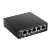 Kép 1/3 - D-LINK Switch 5x1000Mbps (4xPOE + ) Fémházas Asztali, DGS-1005P / E