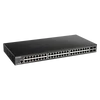 Kép 2/3 - D-LINK Switch 48x1Gbps + 4xGigabit SFP+ Menedzselhető Rackes, DGS-1250-52X / E