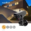 Kép 5/8 - Nedis DUMCBS10BK álkamera (kamu), IP44, elem / napelem, kültéri, fali tartóval együtt NEDIS