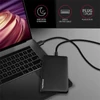 Kép 6/6 - AXAGON EE25-SLC USB-C csavar nélküli külső ház HDD / SSD, fekete