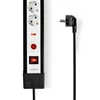 Kép 2/3 - Nedis 10 aljzatos elosztó túlfeszűltségvédelemmel, H05VV-F 3G1.5mm2 , 3680 W, 16A, hossz 3m, ESC103SPF1PRO NEDIS
