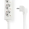 Kép 2/3 - Nedis ESOC630F1WT 6 aljzatos elosztó, 3 m, 3680 W, 16 A, fehér NEDIS