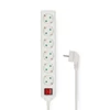 Kép 1/2 - Nedis ESOC630F2WT 6 aljzatos kapcsolós (6-os) elosztó, 3 m, 3680 W, 16 A NEDIS
