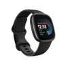 Kép 1/3 - FITBIT Versa 4 okosóra (Black / Graphite Aluminium) FITBIT