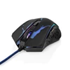 Kép 5/8 - Nedis GMWD210BK gamer egér, 1200 / 1800 / 2400 / 3600 dpi | Állítható DPI | Gombok száma: 6 | Programozható gombok NEDIS