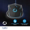Kép 6/8 - Nedis GMWD210BK gamer egér, 1200 / 1800 / 2400 / 3600 dpi | Állítható DPI | Gombok száma: 6 | Programozható gombok NEDIS