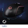 Kép 11/14 - Nedis GMWD510BK gamer egér, állítható 800 / 1200 / 2400 / 3200 / 4800 / 7200 dpi | Gombok száma: 6 | RGB NEDIS