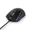 Kép 5/14 - Nedis GMWD510BK gamer egér, állítható 800 / 1200 / 2400 / 3200 / 4800 / 7200 dpi | Gombok száma: 6 | RGB NEDIS