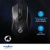 Kép 9/14 - Nedis GMWD510BK gamer egér, állítható 800 / 1200 / 2400 / 3200 / 4800 / 7200 dpi | Gombok száma: 6 | RGB NEDIS