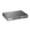 Kép 4/4 - ZYXEL Switch 16x1000Mbps (16xPOE) + 2xGigabit kombó SFP Menedzselhető Rackes, GS1350-18HP-EU0101F