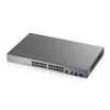 Kép 1/4 - ZYXEL Switch 24x1000Mbps (24xPOE) + 2xGigabit kombó SFP Menedzselhető Rackes, GS1350-26HP-EU0101F