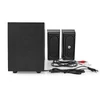 Kép 3/6 - Nedis GSPR10021BK aktív gamer hangszóró 2.1, USB tápellátás, 3,5 mm jack, 30 W, Hangerőszabályozó NEDIS