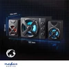 Kép 11/13 - Nedis GSPR31021BK gamer hangszóró készlet, csatornák: 2.1, USB tápellátás, 3,5 mm jack, 33 W, LED, hangerőszabályozó NEDIS
