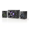 Kép 4/13 - Nedis GSPR31021BK gamer hangszóró készlet, csatornák: 2.1, USB tápellátás, 3,5 mm jack, 33 W, LED, hangerőszabályozó NEDIS