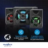 Kép 9/13 - Nedis GSPR31021BK gamer hangszóró készlet, csatornák: 2.1, USB tápellátás, 3,5 mm jack, 33 W, LED, hangerőszabályozó NEDIS