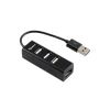 Kép 1/3 - SBOX USB HUB, Fekete, 4xUSB 2.0 SBOX