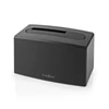 Kép 6/12 - Nedis HDDUSB3210BK merevlemez dokkoló állomás, USB 3.2 Gen1, USB Type-A, 1 lemez,  2,5 / 3,5", USB 3.2 Gen1 NEDIS