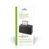 Kép 8/12 - Nedis HDDUSB3210BK merevlemez dokkoló állomás, USB 3.2 Gen1, USB Type-A, 1 lemez,  2,5 / 3,5", USB 3.2 Gen1 NEDIS