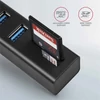 Kép 3/5 - AXAGON HMA-CR3A 3 portos USB 3.2 HUB kártyaolvasóval, fekete