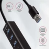 Kép 5/5 - AXAGON HMA-CR3A 3 portos USB 3.2 HUB kártyaolvasóval, fekete